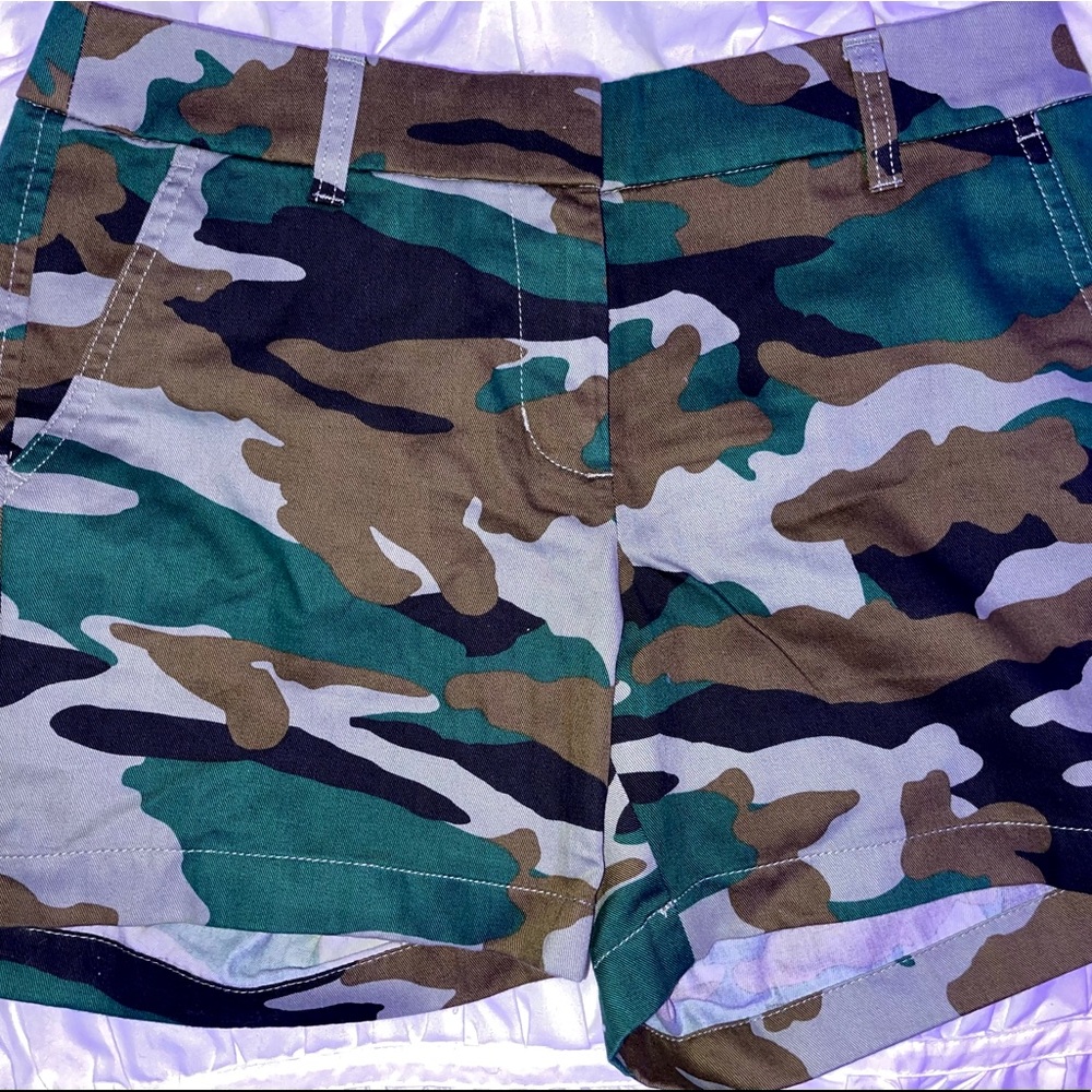 JCrew Camo 5” Shorts